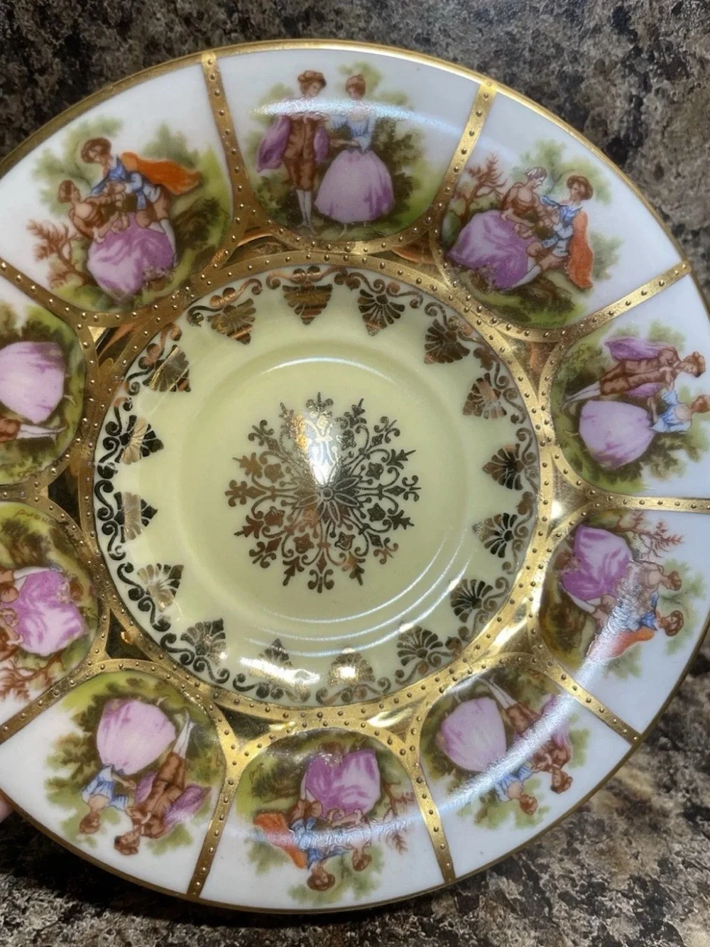 Love Story Decorative Porcelain German small dish 1940’s